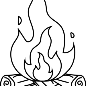 Fire coloring pages printable for free download