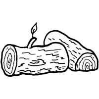 Firewood coloring pages