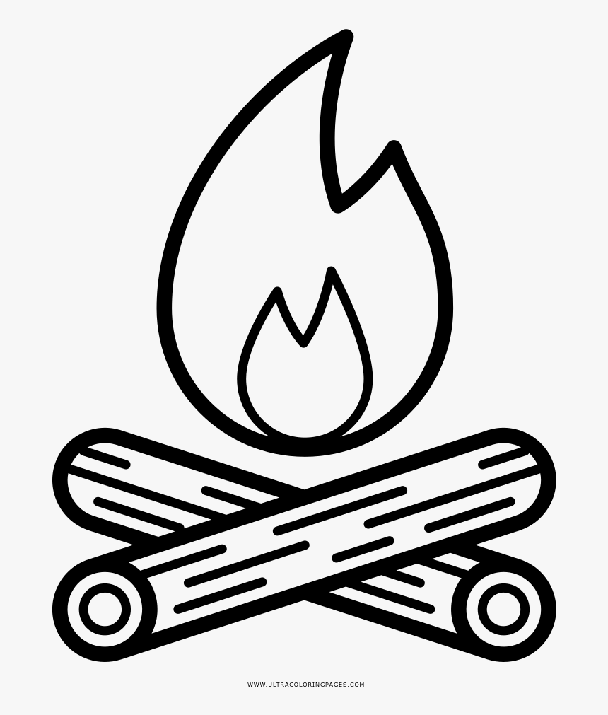 Campfire coloring page ultra coloring pages