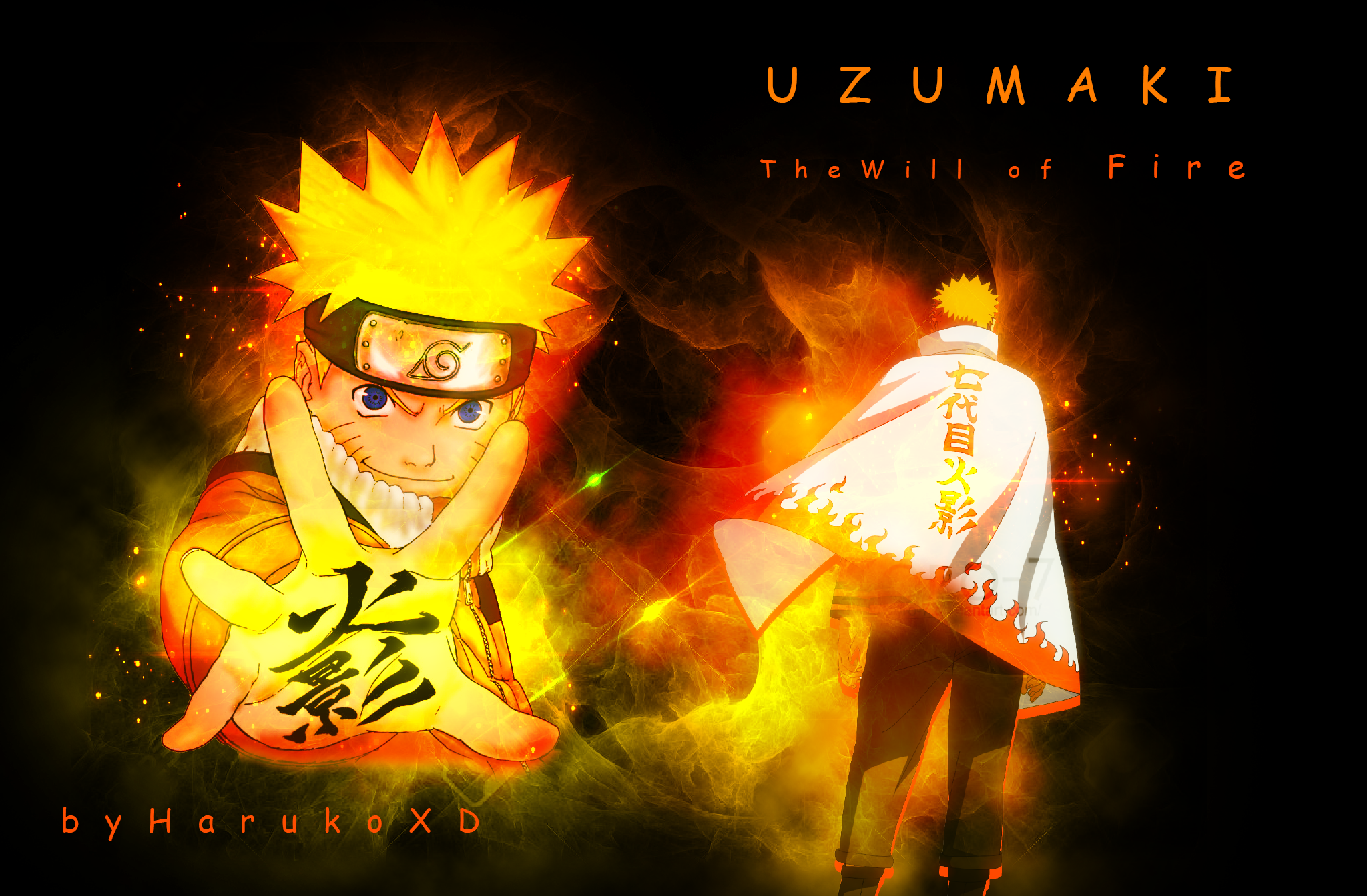 Naruto will of fire wallpaper by hakuroxd on