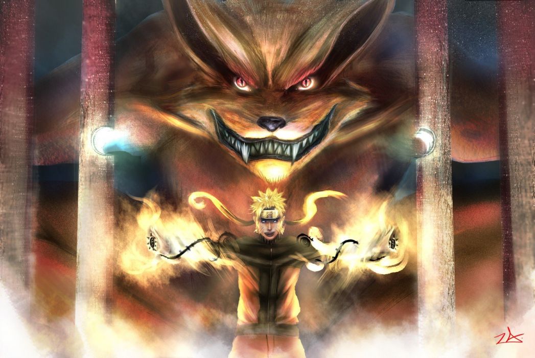 Lights fire demons naruto shippuden red eyes cage kyuubi teeth manga uzumaki naruto naruto chakra mode bijuu wallpaper x