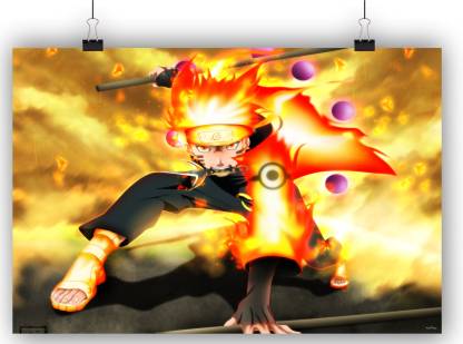 Fire naruto paper print