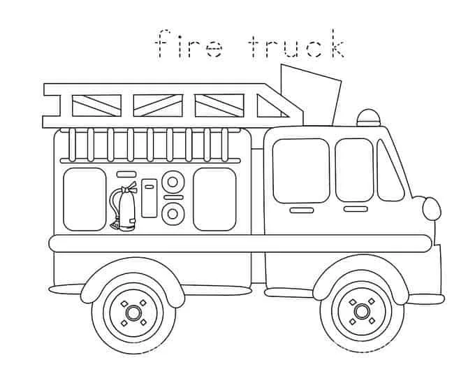 Preschool fire safety booklet printables