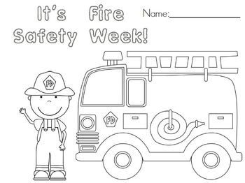 Free fire safety week coloring page fire safety preschool fire safety theme fire prevention week