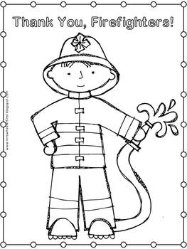 First grade health fire safety coloring pages by mrs wheeler tpt