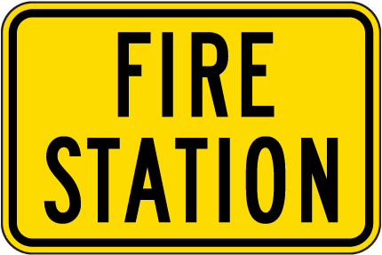 Fire station signs