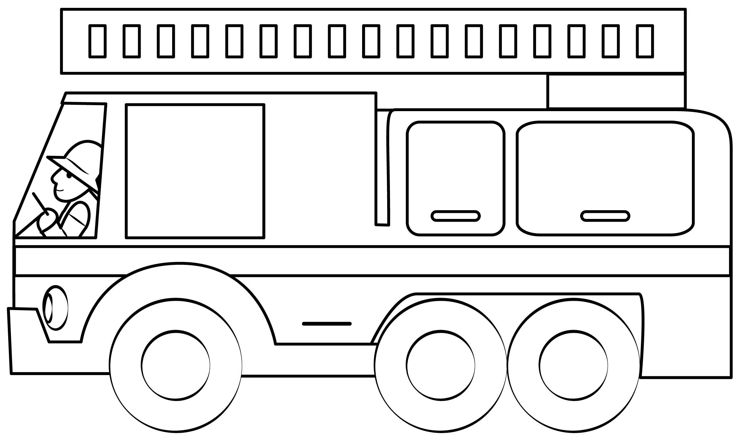 Fire truck printable template free printable papercraft templates