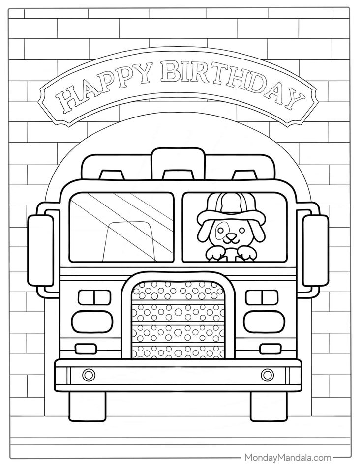 Fire truck coloring pages free pdf printables truck coloring pages coloring pages fire trucks