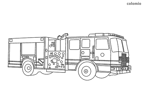 Fire trucks coloring pages free printable fire coloring sheets