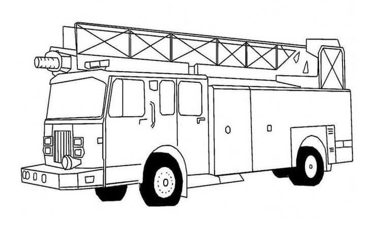 Printable fire truck coloring pages coloring book fire trucks truck coloring pages firetruck coloring page