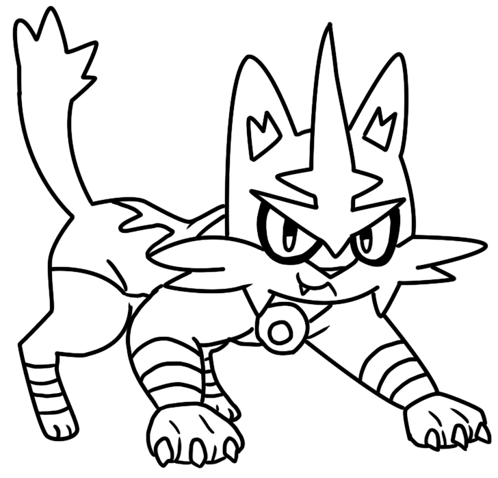 Torracat coloring page by bellatrixie