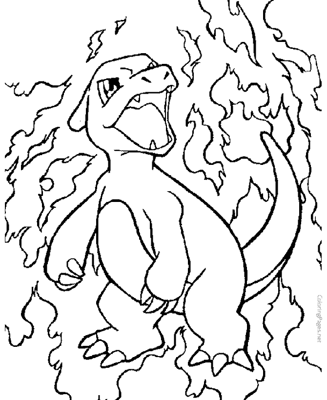 Pokemon coloring pages for kids