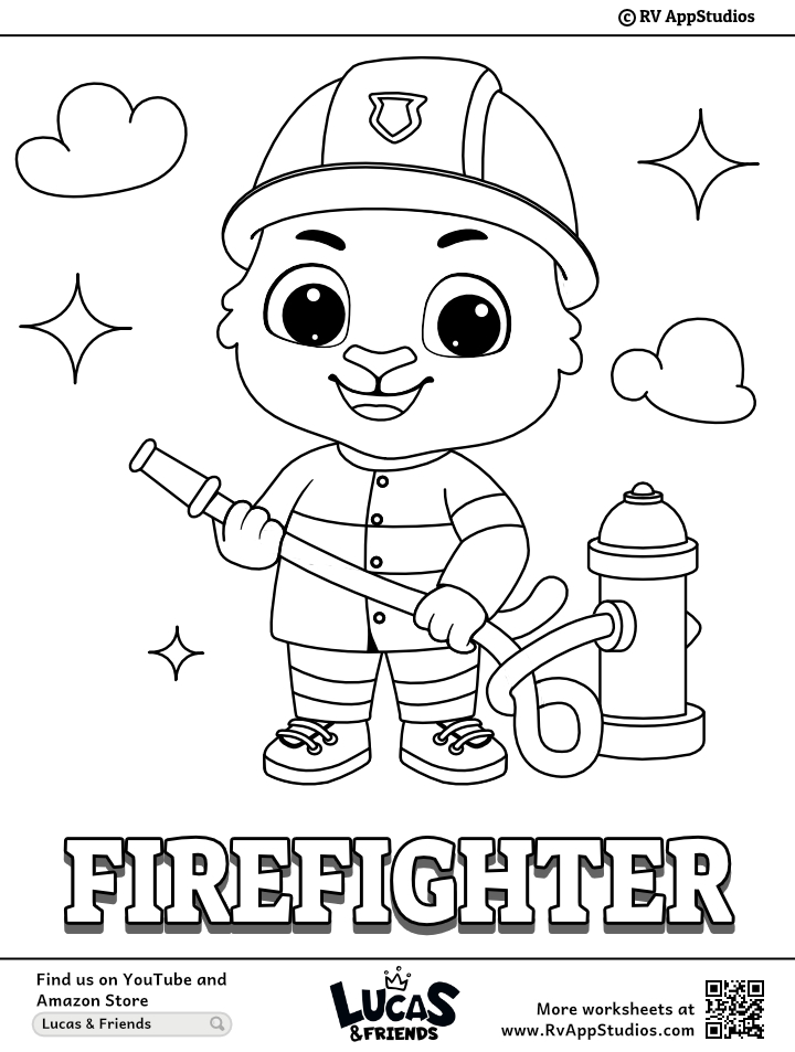 Fireman coloring pages to print printable firefighter