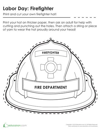 Fall worksheets free printables page munity helpers preschool fire safety preschool crafts fire safety preschool