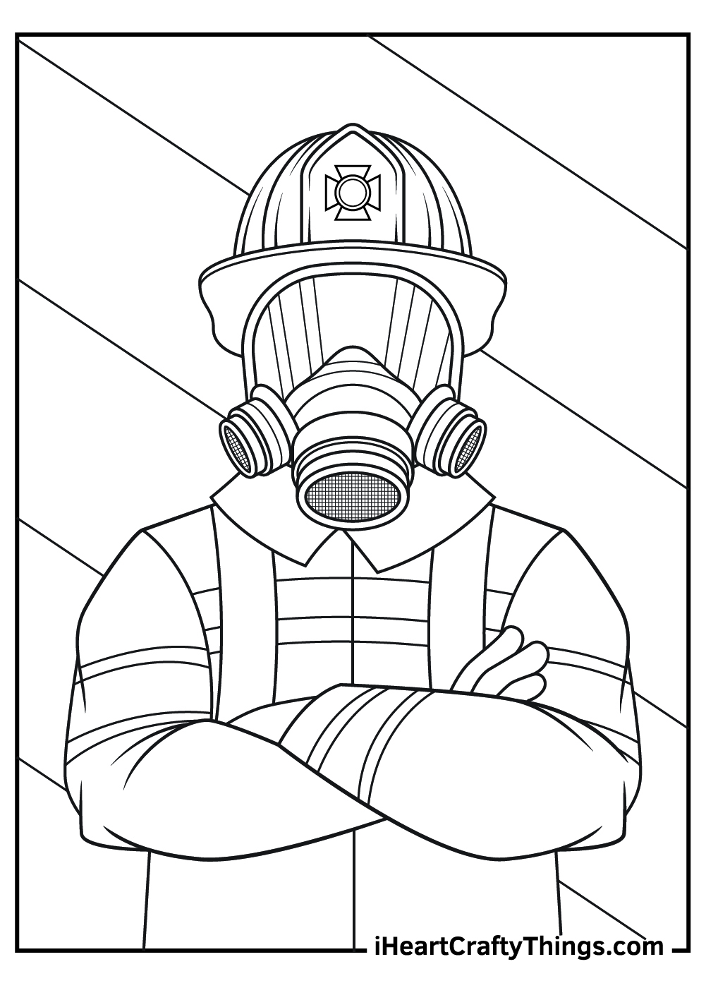 Fire department coloring pages free printables