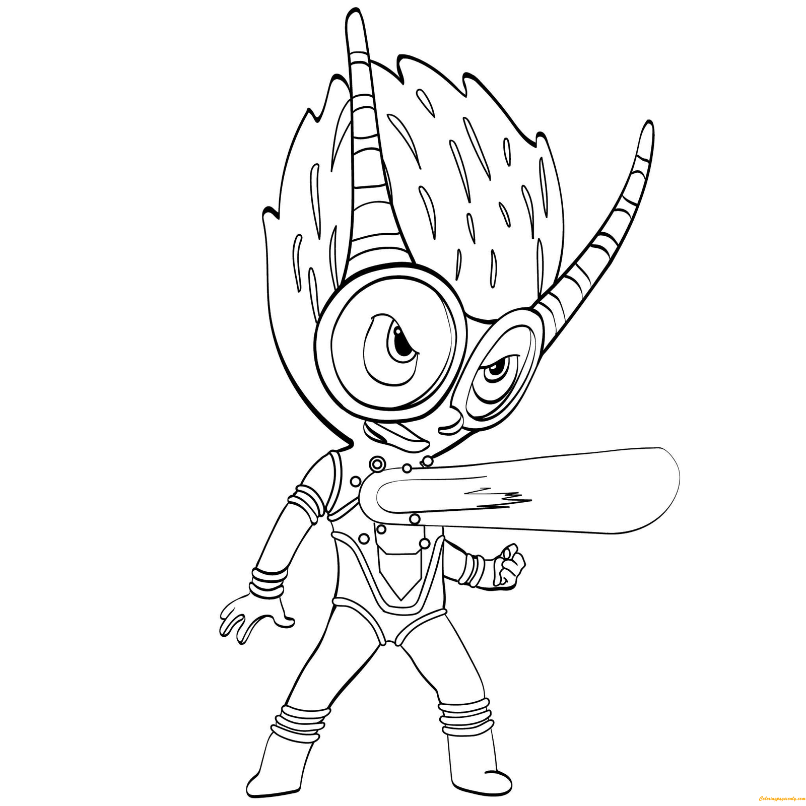 Pj masks coloring pages printable for free download