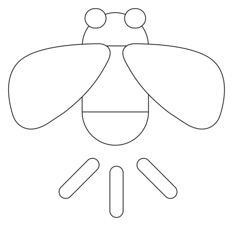 Firefly coloring page free printable coloring pages