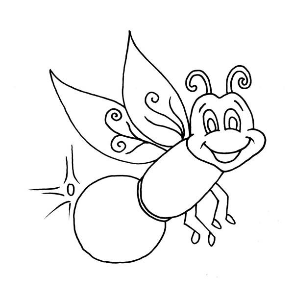 A firefly colouring pages vagalumes decoraãão classe pirilampos