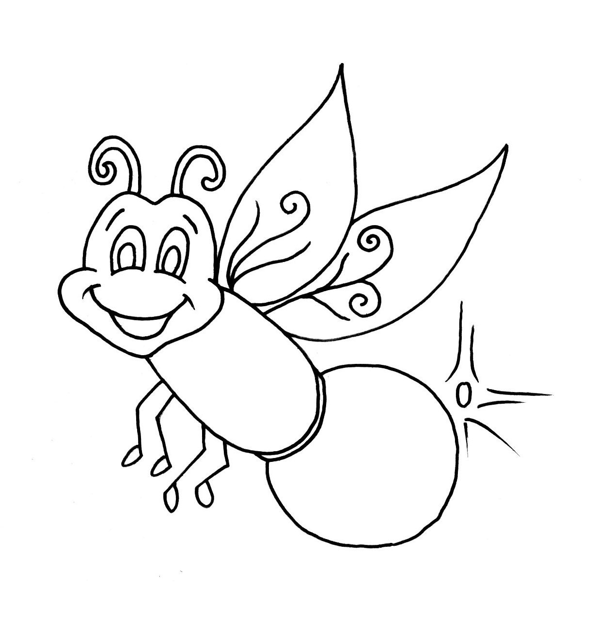 Fireflies coloring page bug coloring pages coloring pages coloring books