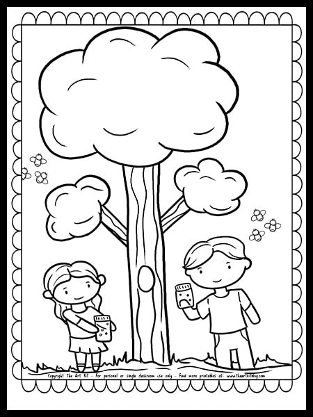 Fireflies coloring page free printable â the art kit