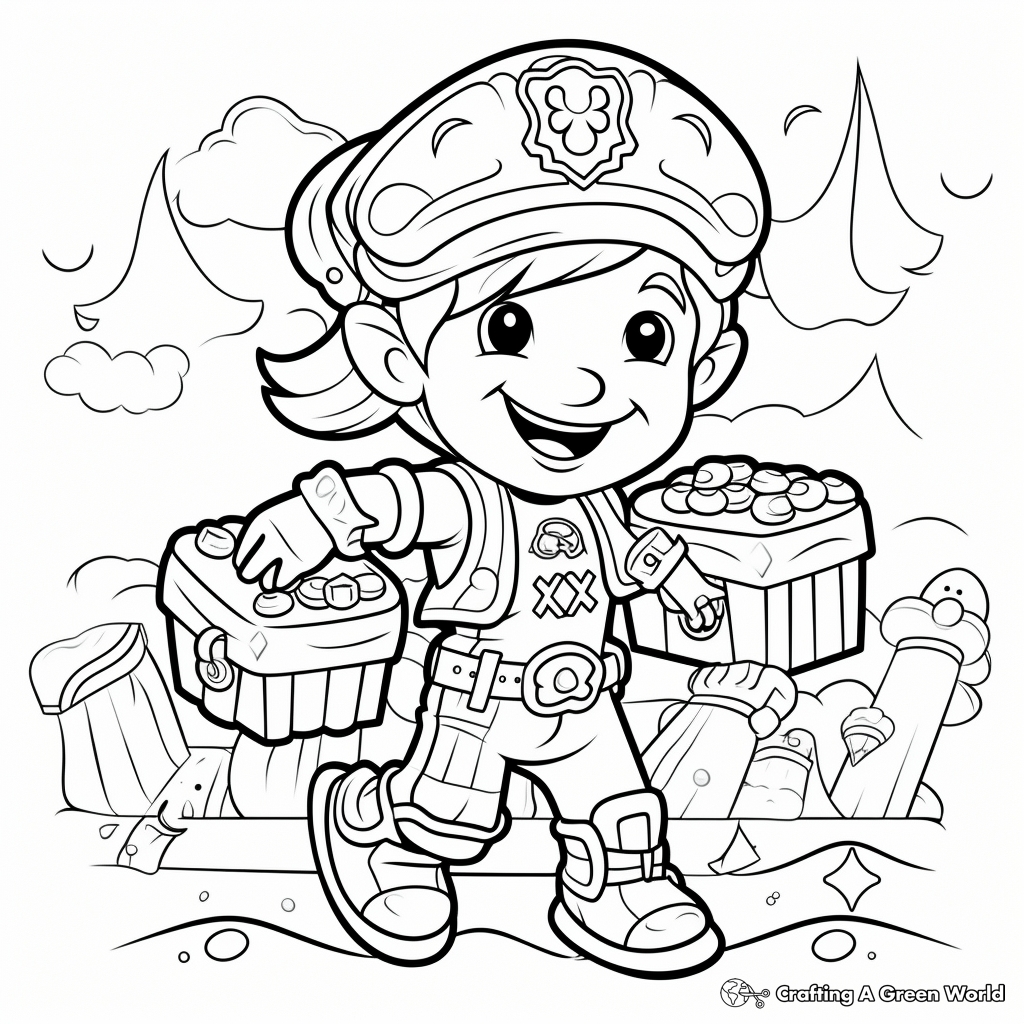 Gingerbread coloring pages