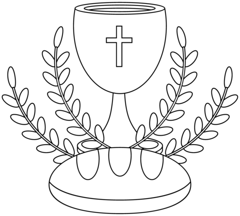 First munion coloring page free printable coloring pages