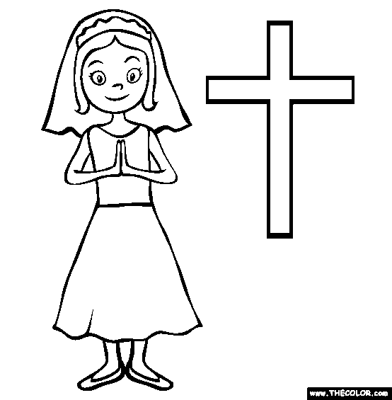 First counion online coloring page