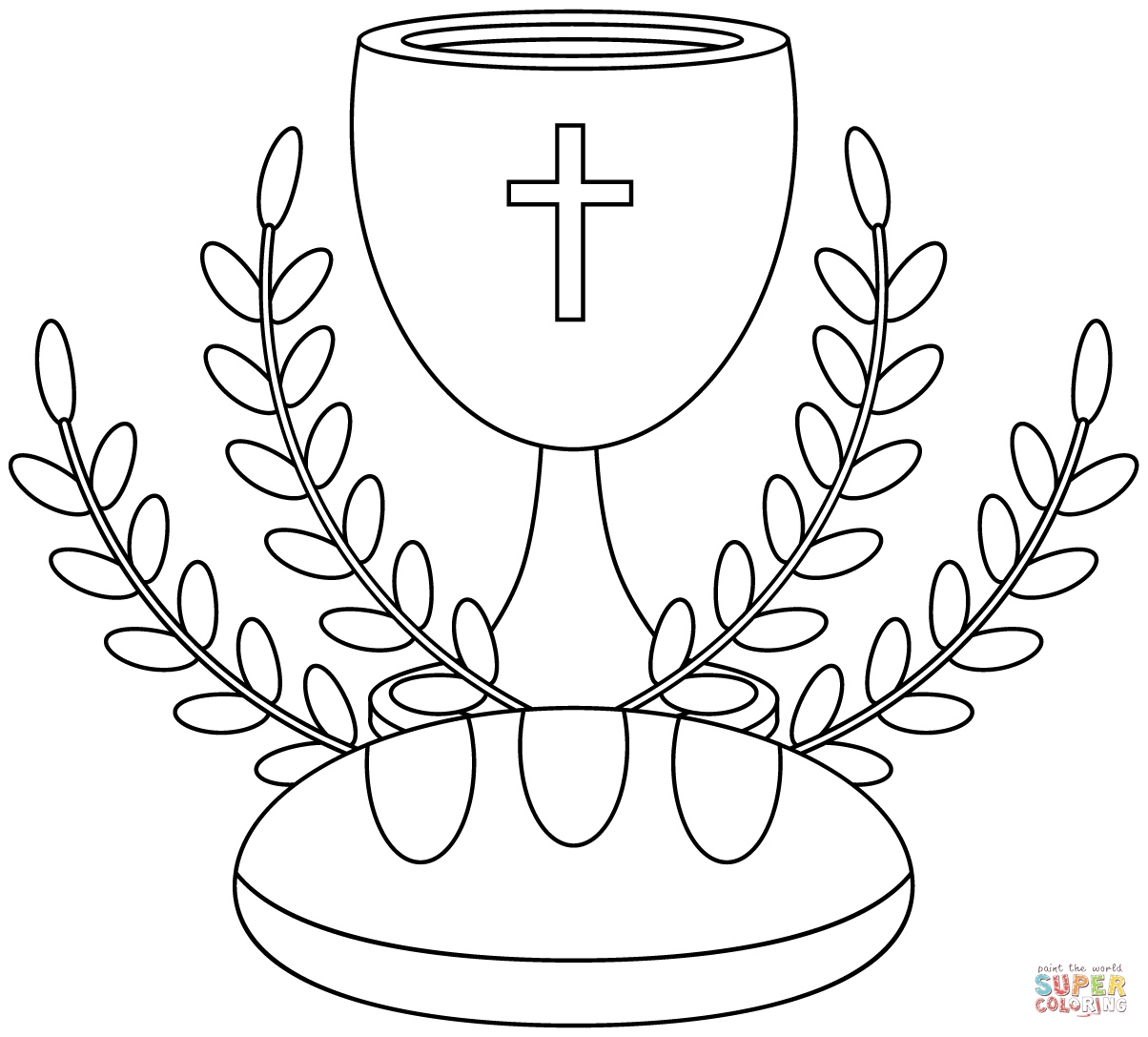 First munion coloring page free printable coloring pages