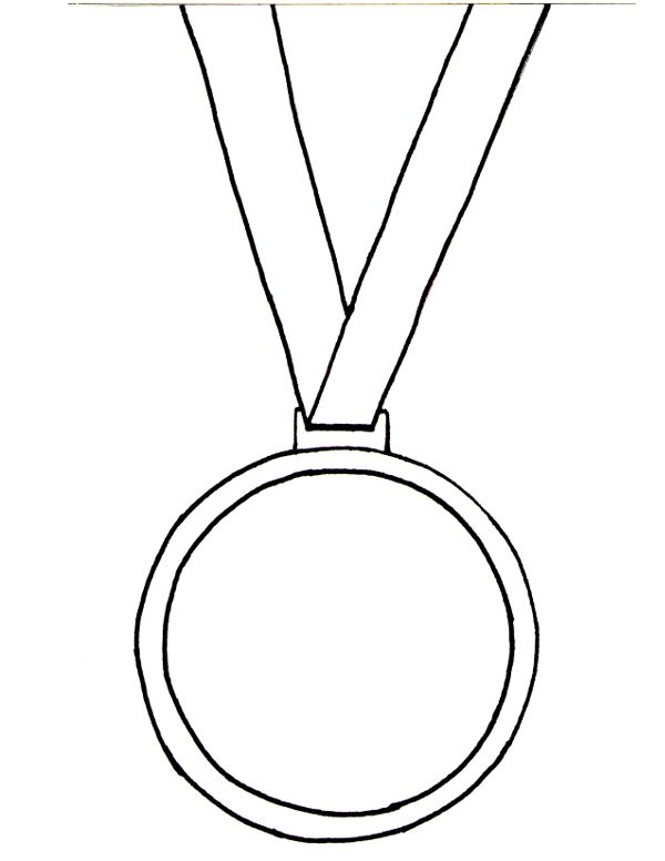 Olympic medal coloring page printable olympic medals coloring pages kids olympics