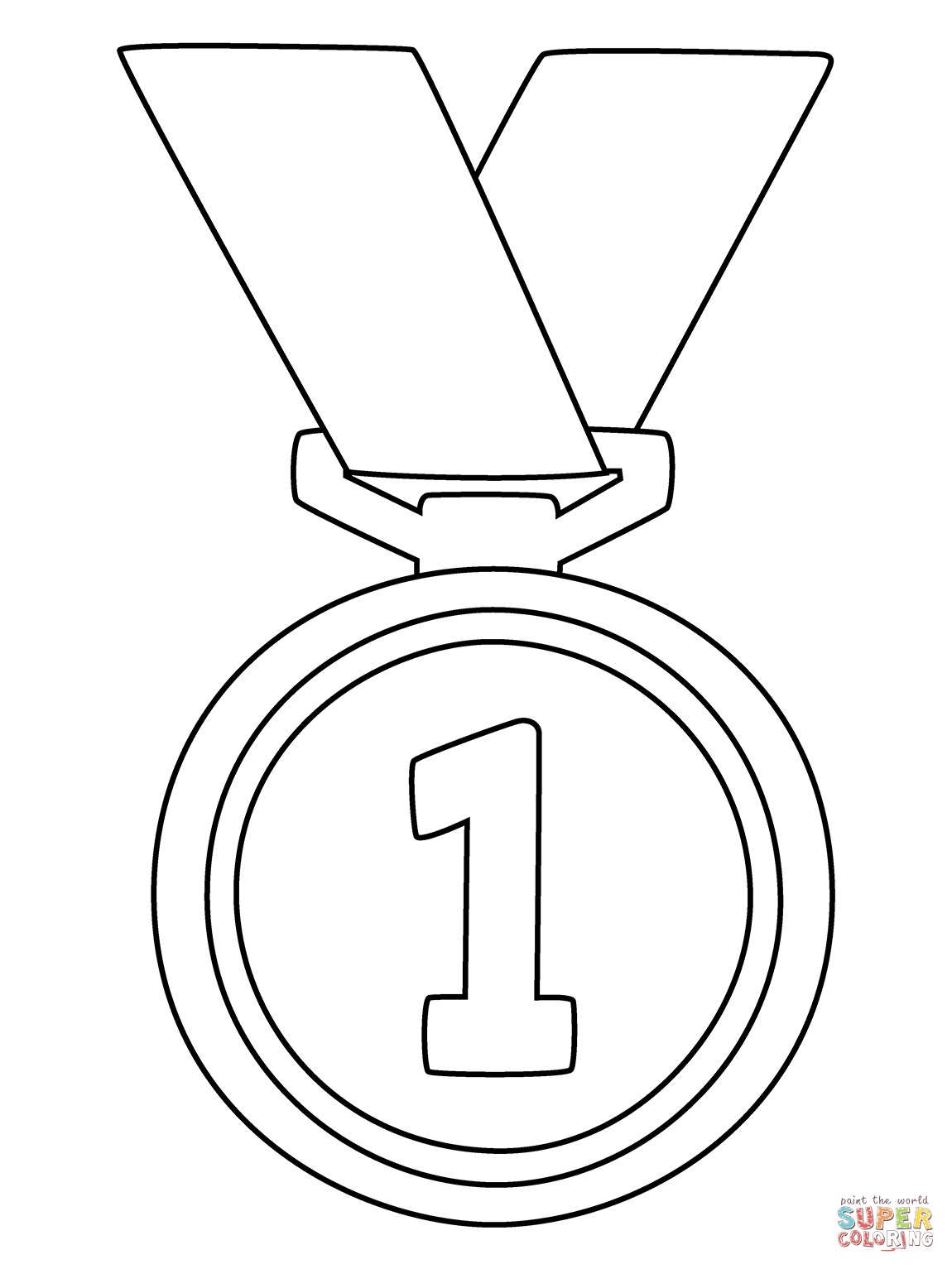 St place medal emoji coloring page free printable coloring pages