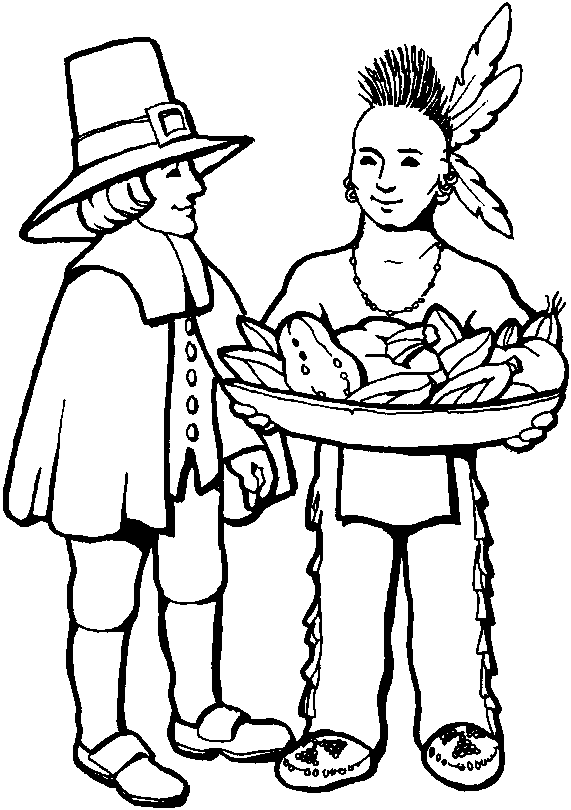 Thanksgiving coloring pages