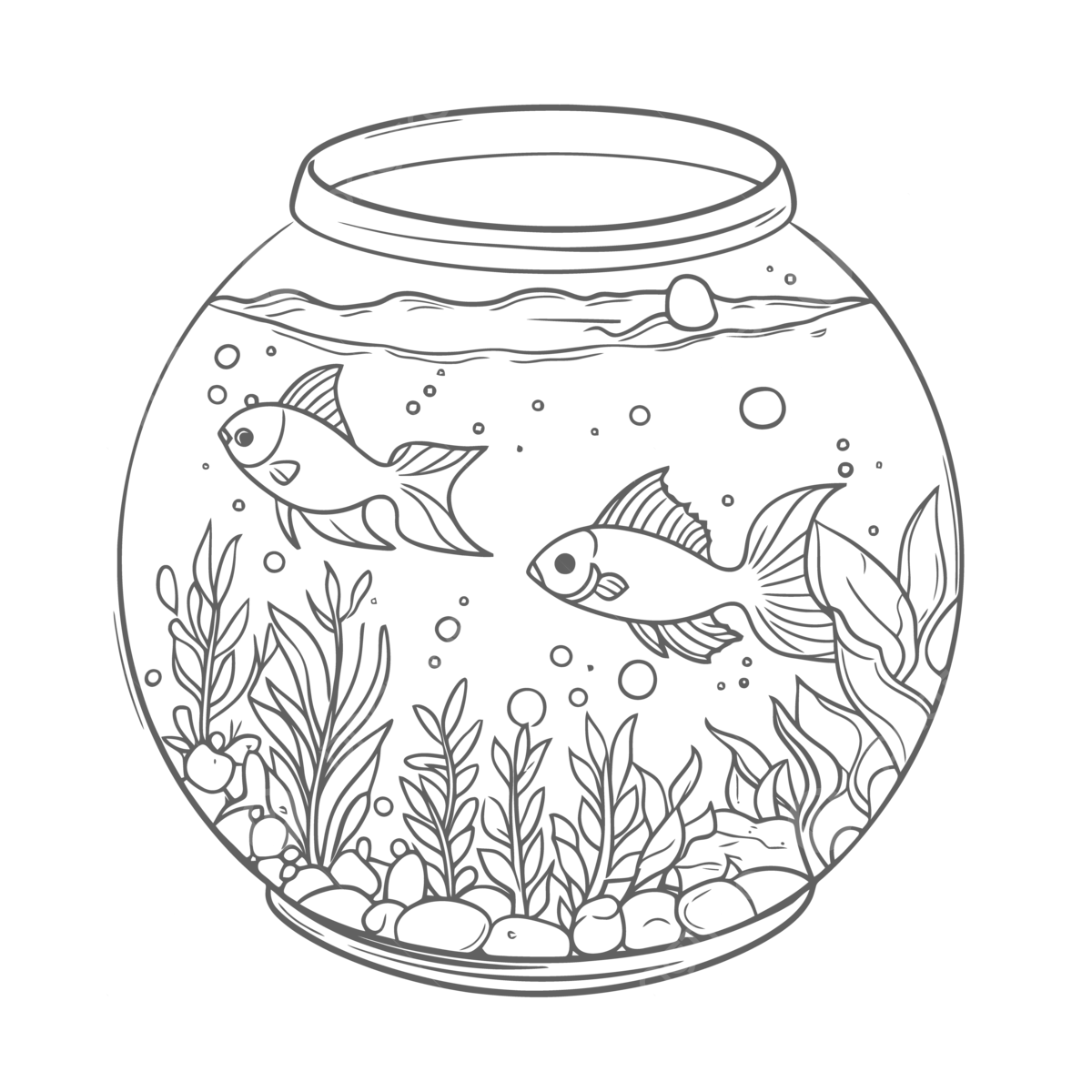 Fish bowl png vector psd and clipart with transparent background for free download