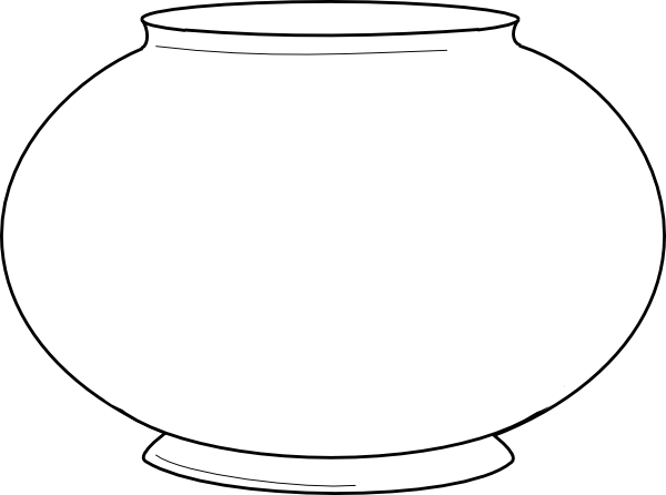 Free printable fish bowl template