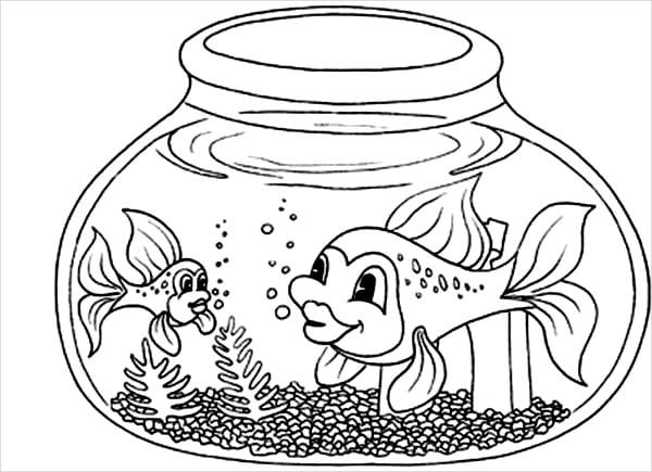 Fish coloring pages