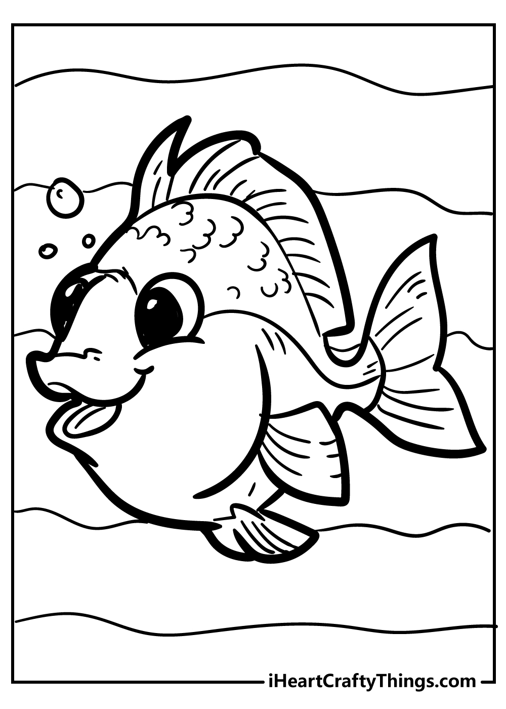 Fish coloring pages free printables