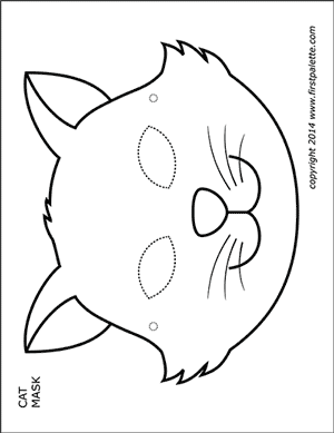 Printable masks glasses free printable templates coloring pages
