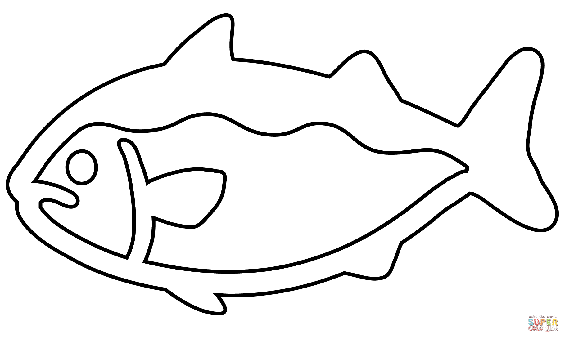 Fish emoji coloring page free printable coloring pages