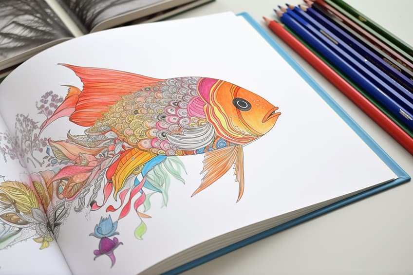 Fish coloring pages