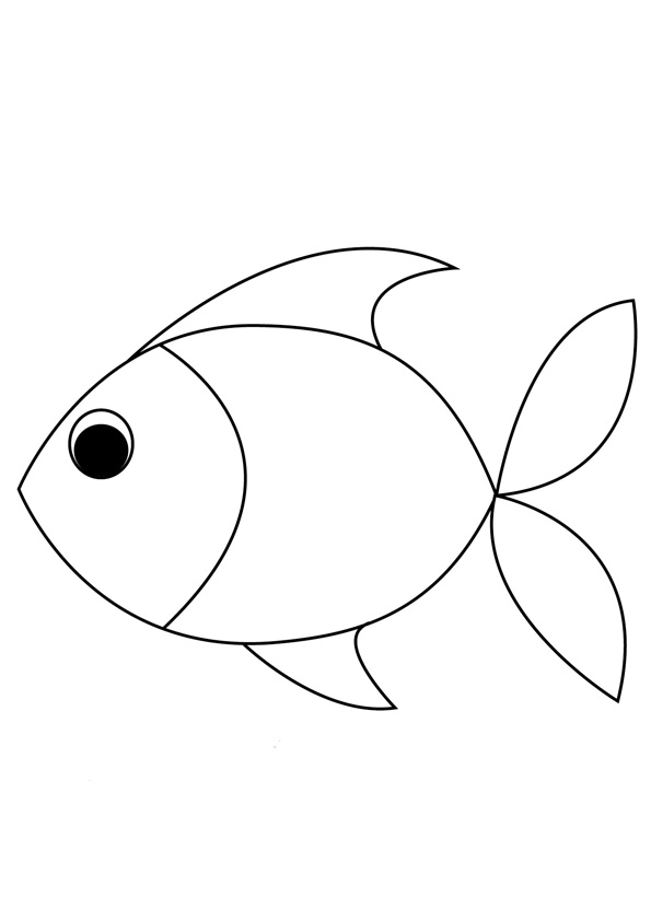 Coloring pages fish coloring sheet for kids