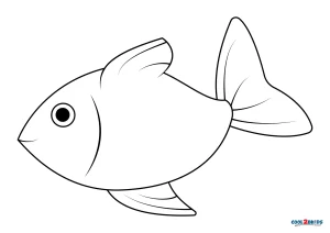 Free printable fish coloring pages for kids