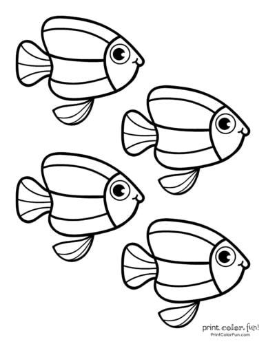 Top fish coloring pages cute free printables coloring page