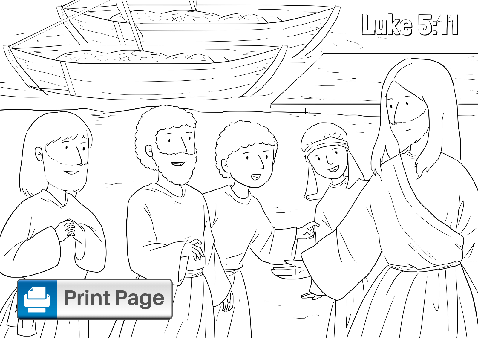 Free fishers of men coloring pages for kids printable pdfs â connectus