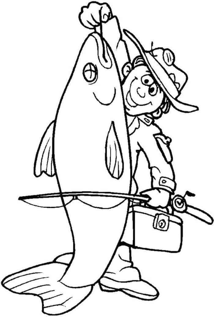 Fishing coloring pages free fish coloring page coloring pages christmas coloring pages