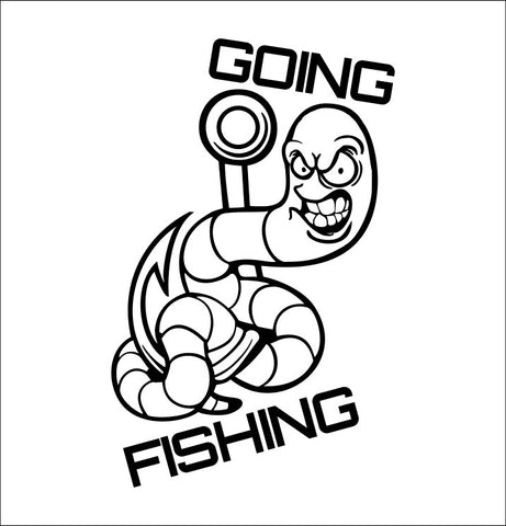 Going fishing decal â north decals