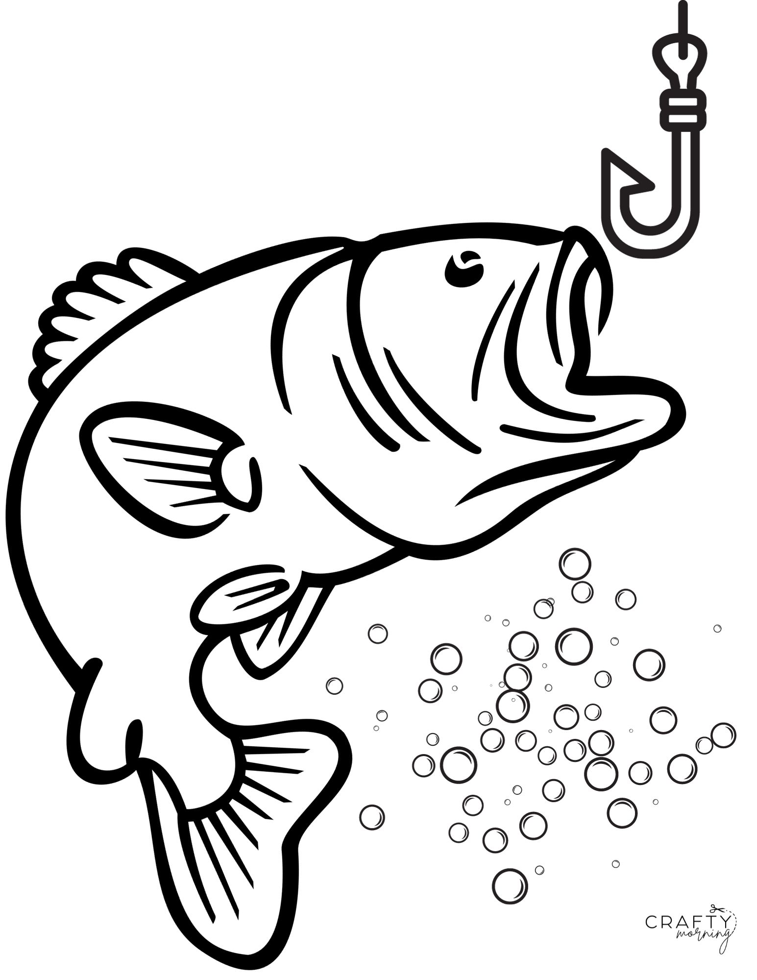 Printable fish coloring pages