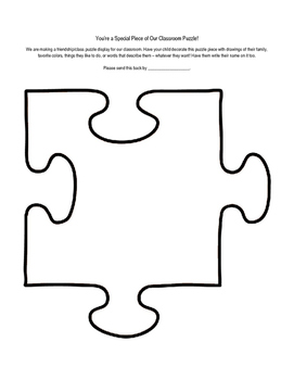 We all fit together puzzle tpt