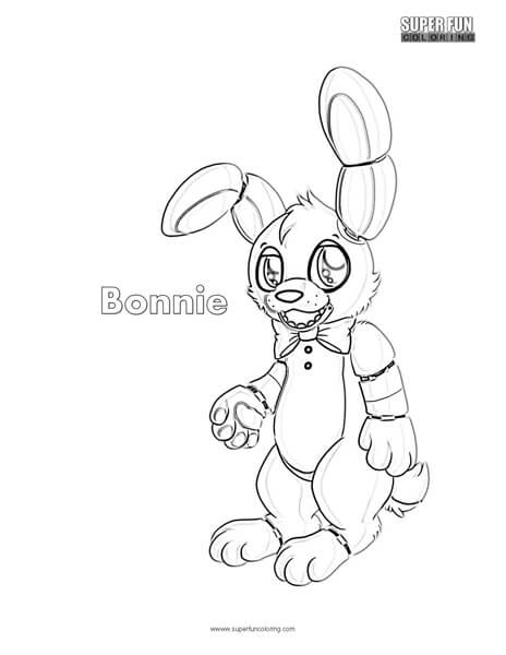 Bonnie coloring sheet