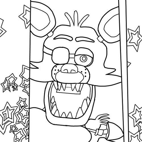 Have fun with fnaf coloring pages pdf