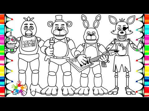 Five nights at freddys coloring pages