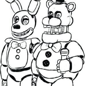 Five nights at freddys fnaf coloring pages printable for free download